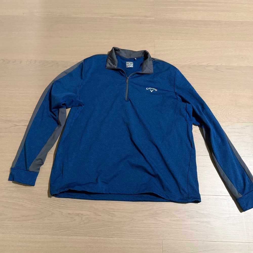 Callaway Men's Blue and Gray Lightweight Jacket